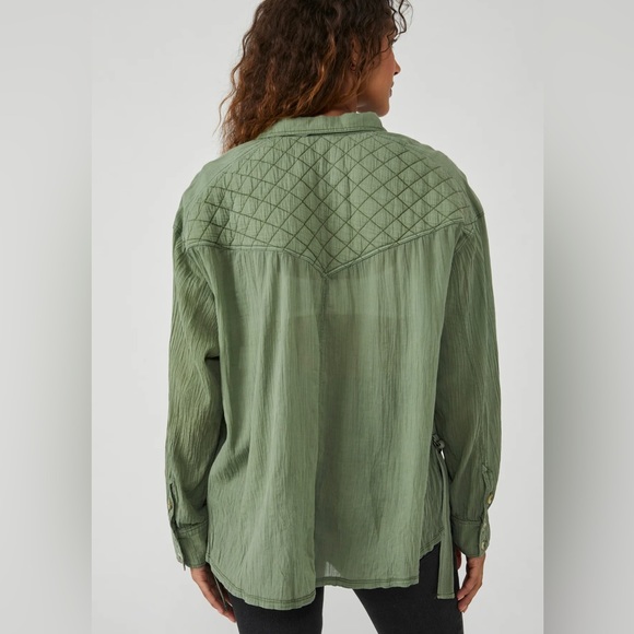 Free People Silver Lining Top - Picture 3 of 13